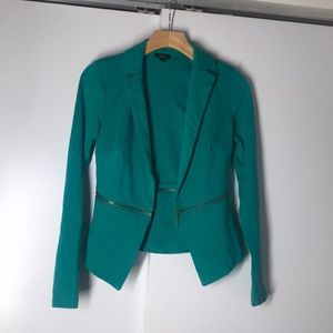 Jacket with zipper